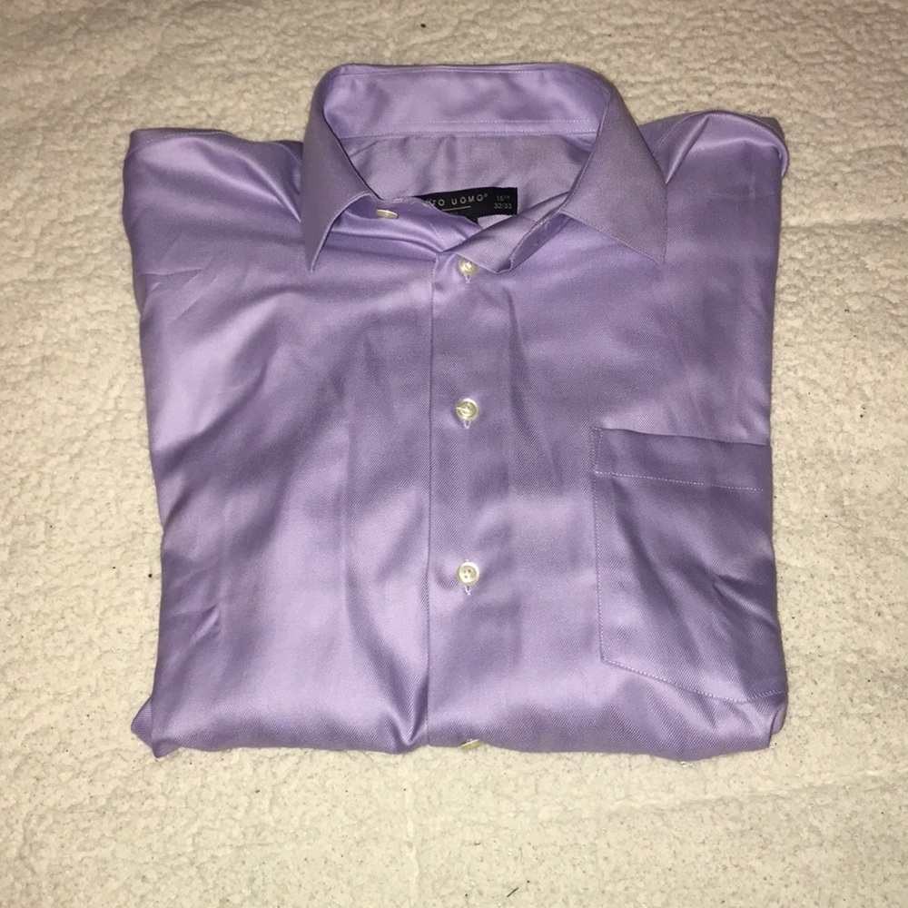 Pronto Uomo purple button down